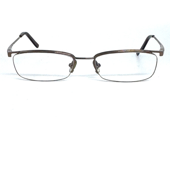Ray-Ban Eyeglasses RB6101 2531 Brown Half Rim Frame 50-18-135 15866 - Picture 1 of 7